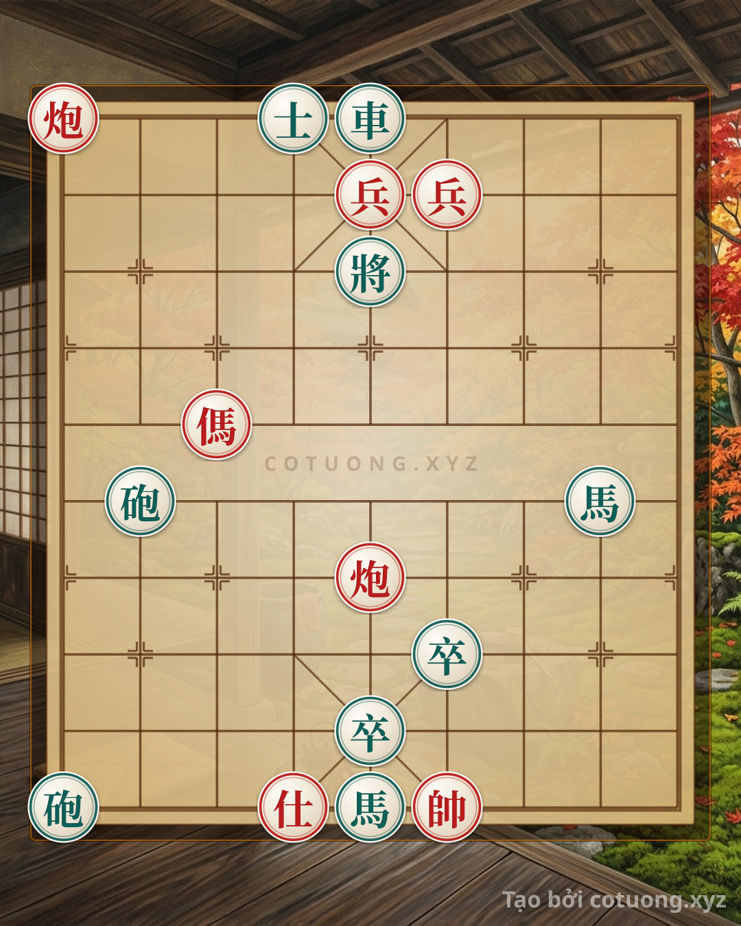 Challenge: Red Cannon on File 9, Rank 10: Tactical Strategy to Defeat the Black Chariot in Xiangqi - Can you solve it?