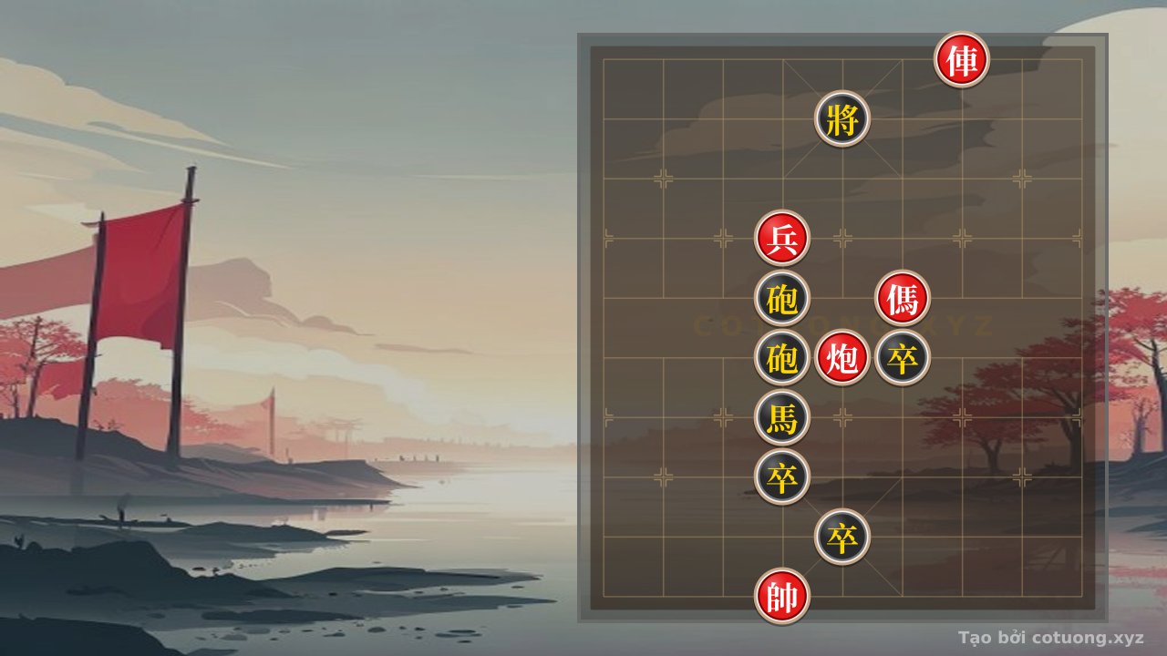 Thế cờ: The 'Horse's Gallop' Trick to Break the Black Cannon Formation: A Classic Chess Strategy Like the Battle of Red Cliffs — Cờ Tướng Online