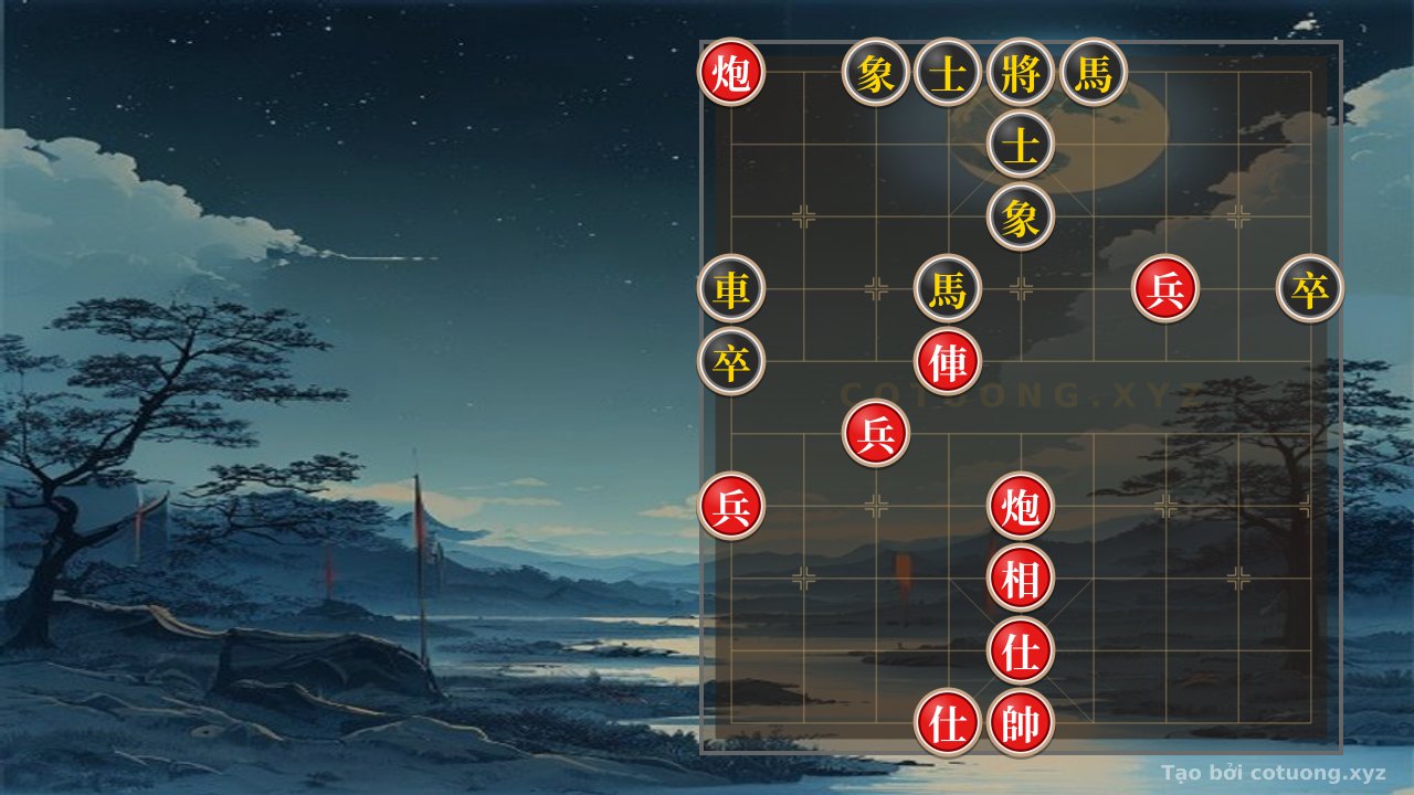 Thế cờ: The Hidden Strategy of Jianghu Chess: When the Red Chariot Faces the Black Horses - The Trap of Death in the Chessboard — Cờ Tướng Online