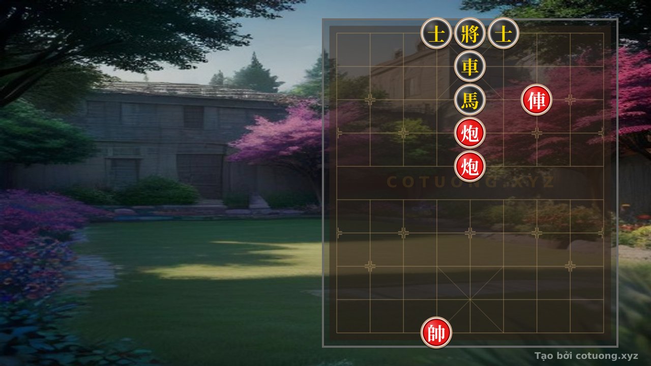 Thế cờ: Defensive Counterattack: Mastering the Art of Neutralizing Red's Threats in the General's Position — Cờ Tướng Online