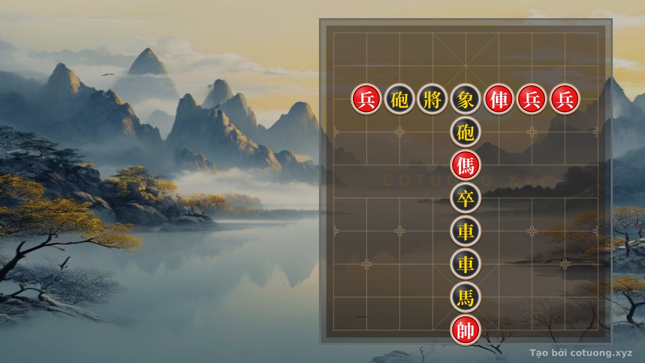 Thế cờ: Red General's Gambit: Breaking the Double Horse Leg, Reversing the Strategy — Cờ Tướng Online