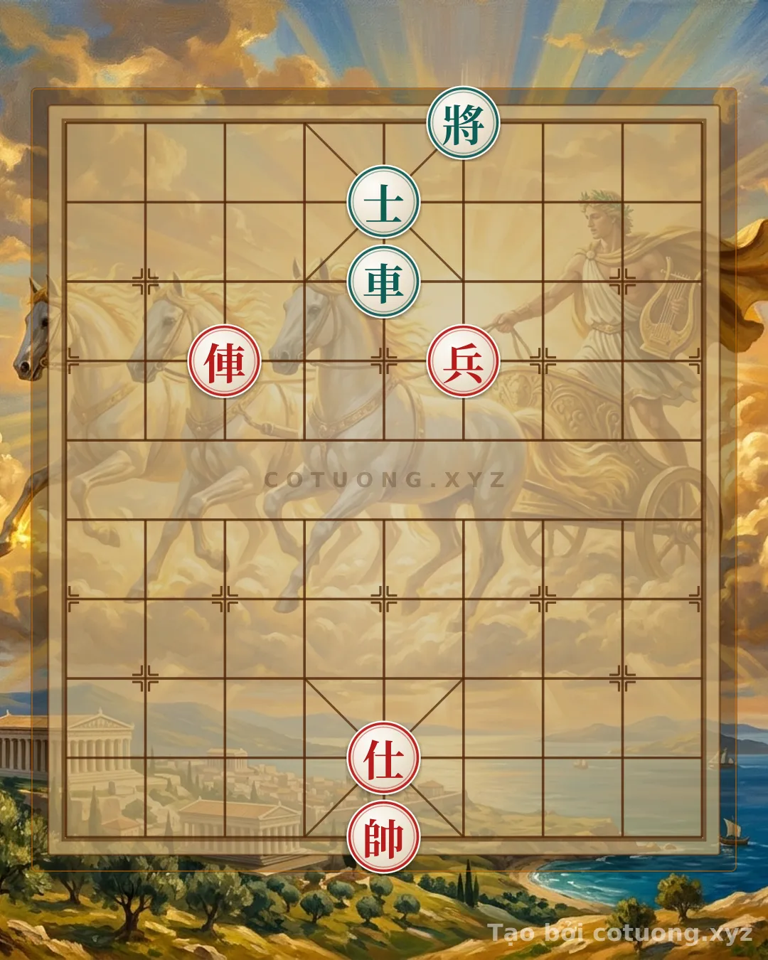Thế cờ: Xiangqi (Chinese Chess) Position 'Black Chariot on 8th File - Empty Cannon Trap' | Unique Counterattack Strategy When Black Forgets the Advisor — Cờ Tướng Online