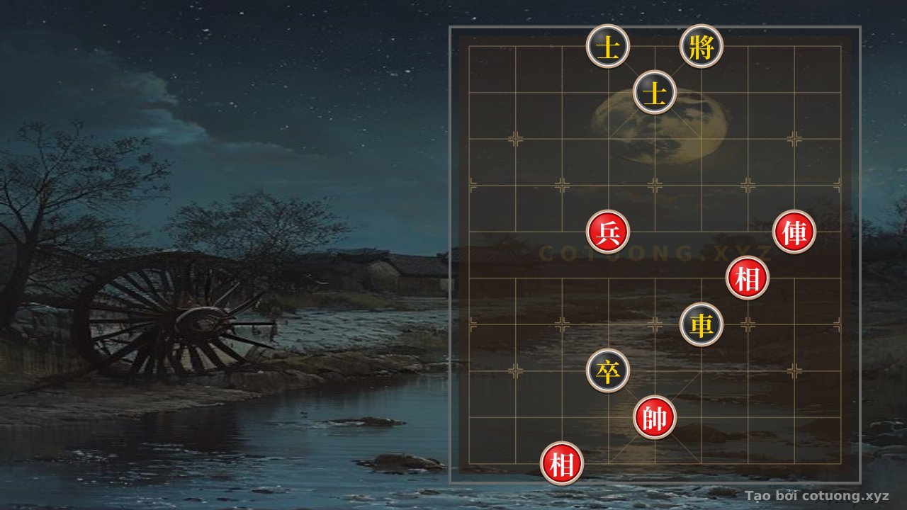 Thế cờ: Xiangqi (Chinese Chess): Red Strategy Wins the White River Battle — Cờ Tướng Online