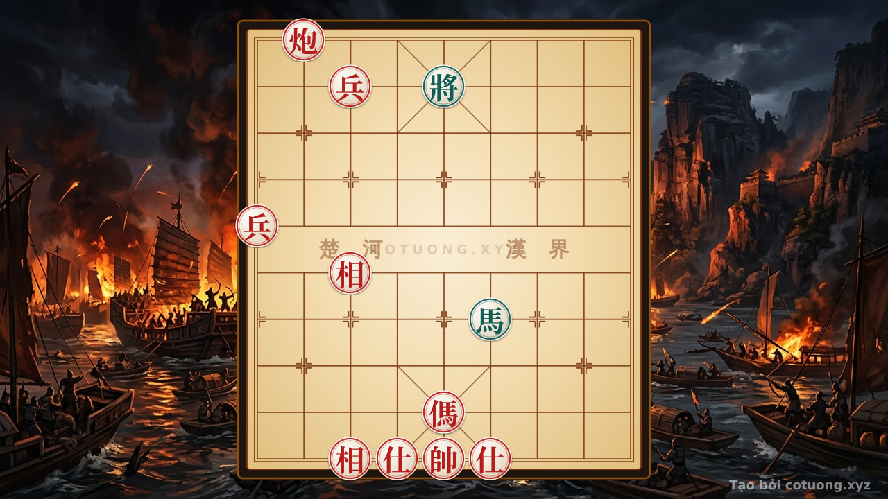 Thế cờ: Red Cannon on 8th File, 10th Rank: A Subtle Trap in Xiangqi — Cờ Tướng Online