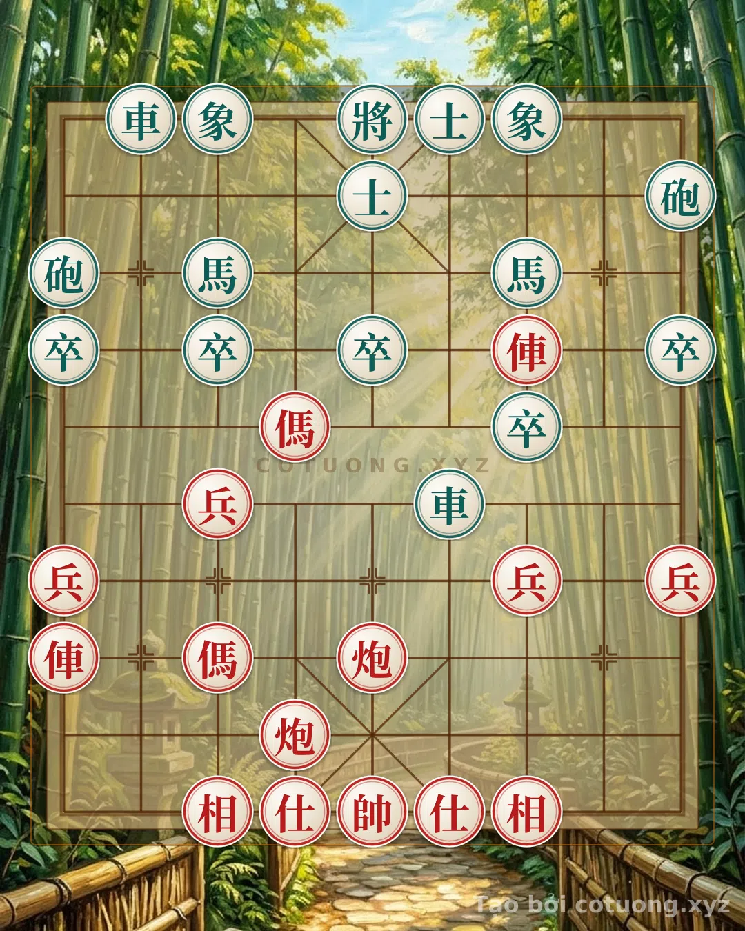 Thế cờ: The 'Double Horse Legs' Formation - Tactical Tips for Beginners — Cờ Tướng Online