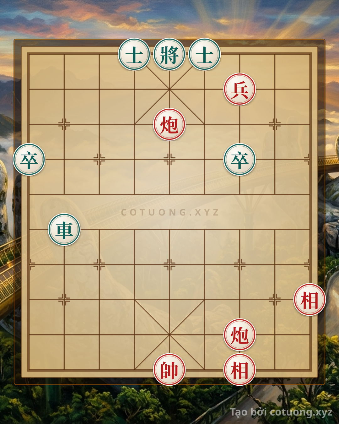 Challenge: Red General: Strategy for Attacking the Black Chariot with Empty Cannon and Black Advisor - Can you solve it?