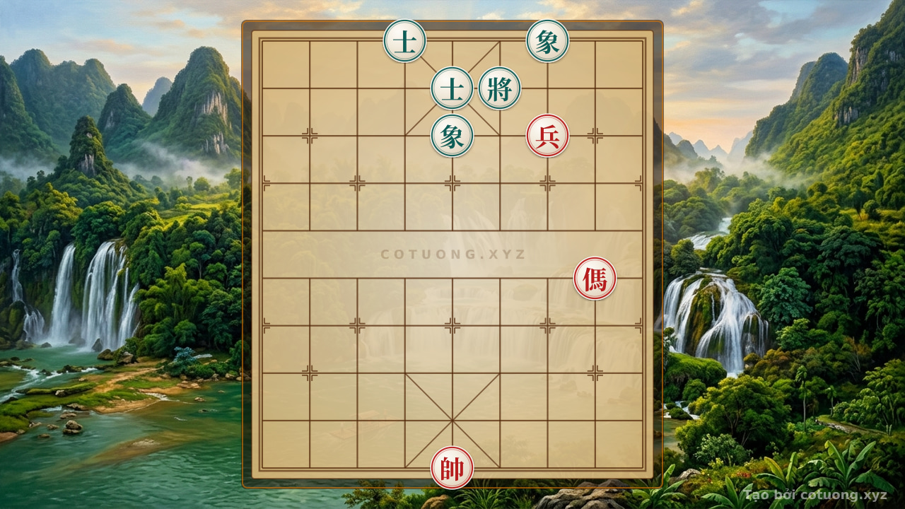 Thế cờ: The Black Checkmate: The Secret Tactics of AI Master — Cờ Tướng Online