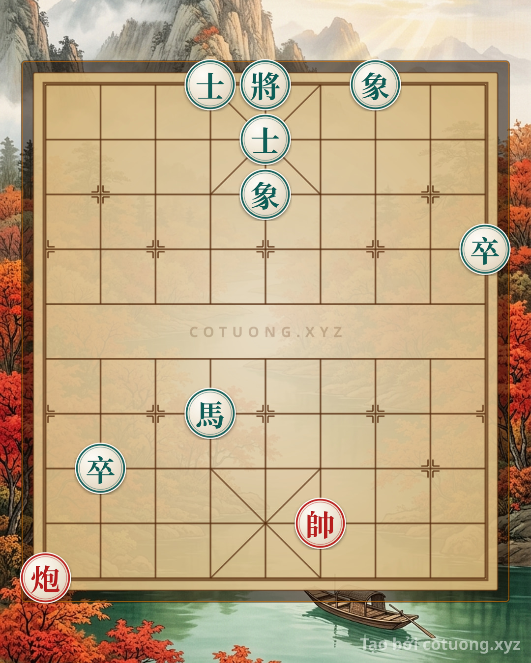 Challenge: Cannon vs. Horse: A Perilous Chess Strategy and Art of Attack - Can you solve it?