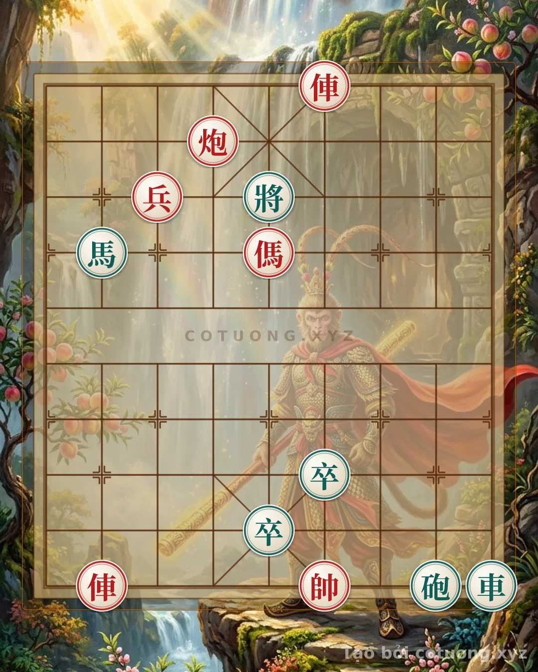 Thế cờ: Red Movement: 'Piercing the Earth' and 'Flipping Over' in Advanced Xiangqi – The Strategic Core of Mastery — Cờ Tướng Online