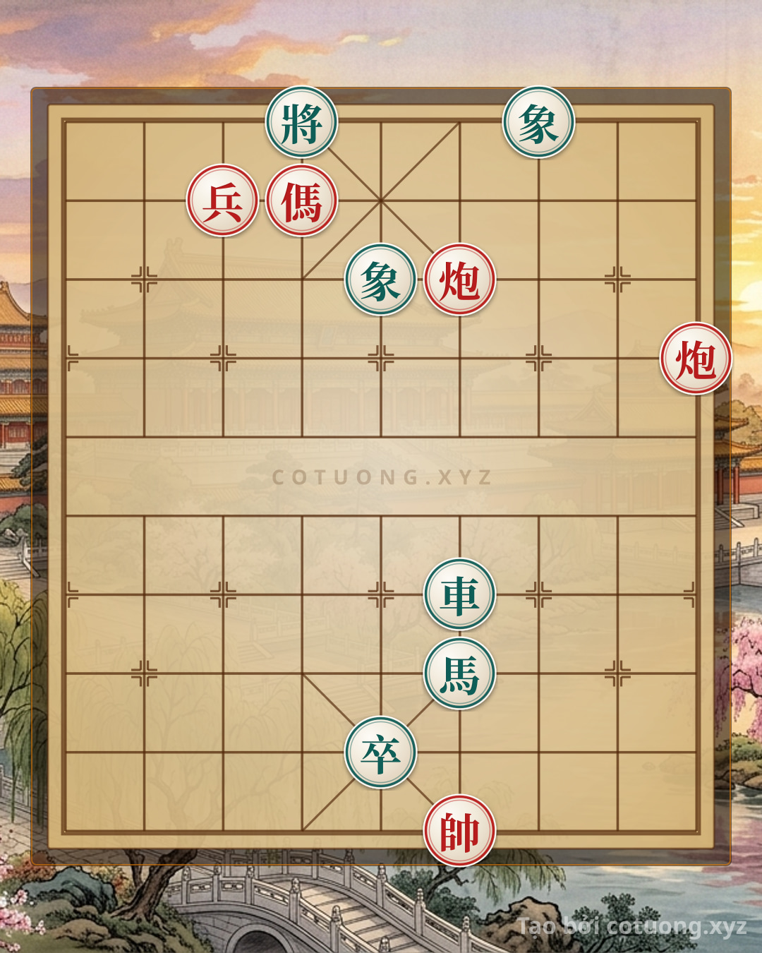 Challenge: Xiangqi Formation: A Classic 16-Move Opening - Can you solve it?