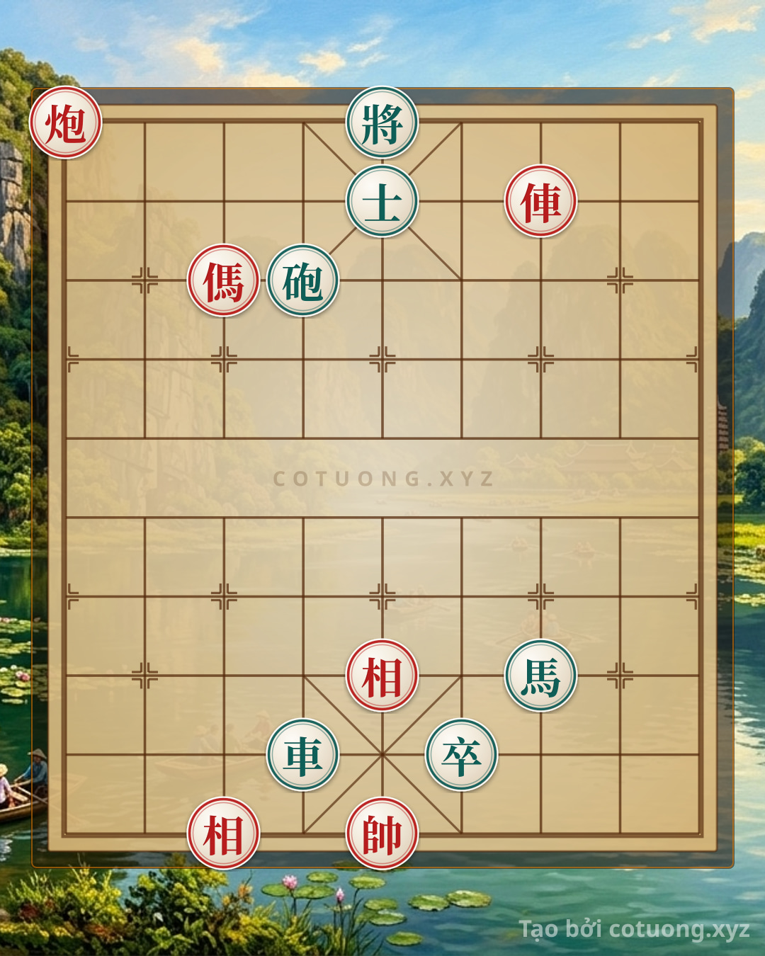 Challenge: Xiangqi: Red Cannon Strategy on File 9 Rank 10 - Extremely Skillful Tactical Play - Can you solve it?