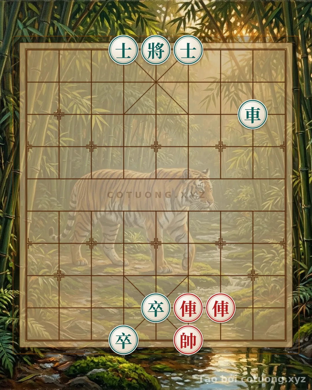 Thế cờ: Hidden Xiangqi Strategy: Red Chariot in Empty Room, Black General Pinned - Core Solution — Cờ Tướng Online