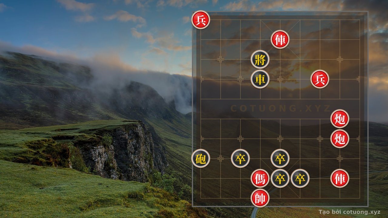 Thế cờ: Modern Xiangqi Board: Analyzing the Dramatic Red-Black Position — Cờ Tướng Online