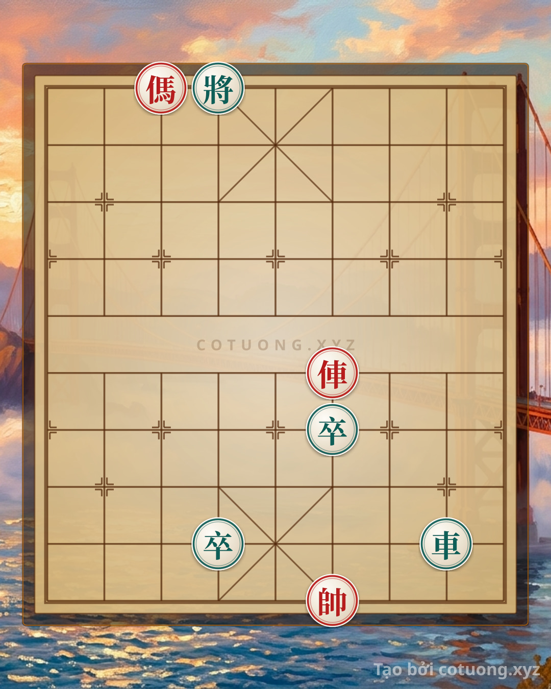 Thế cờ: Xiangqi Master's Secret: Red Horse Charges, Black Rook Encirclement — Cờ Tướng Online