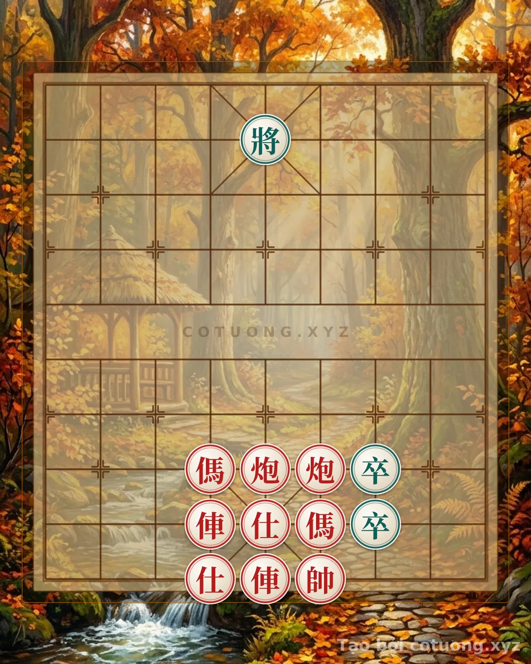 Thế cờ: Basic Xiangqi: The Black Double Horse and Red Cannon Formation - Tactical Tips — Cờ Tướng Online
