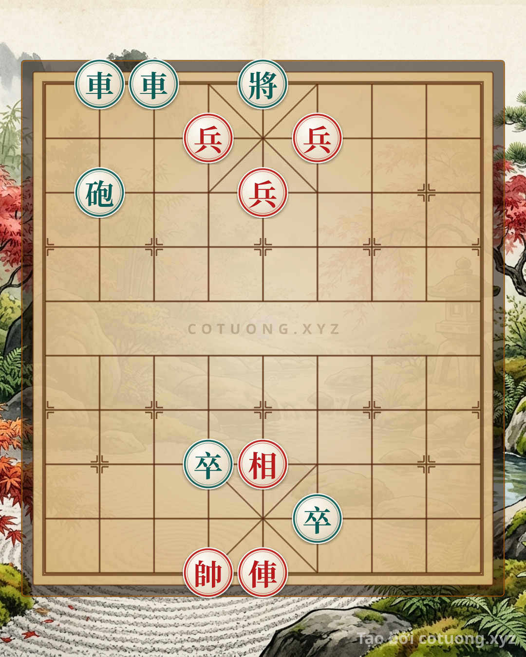 Challenge: Xiangqi: Red Attacking, Black Defending - Special Tactics - Can you solve it?