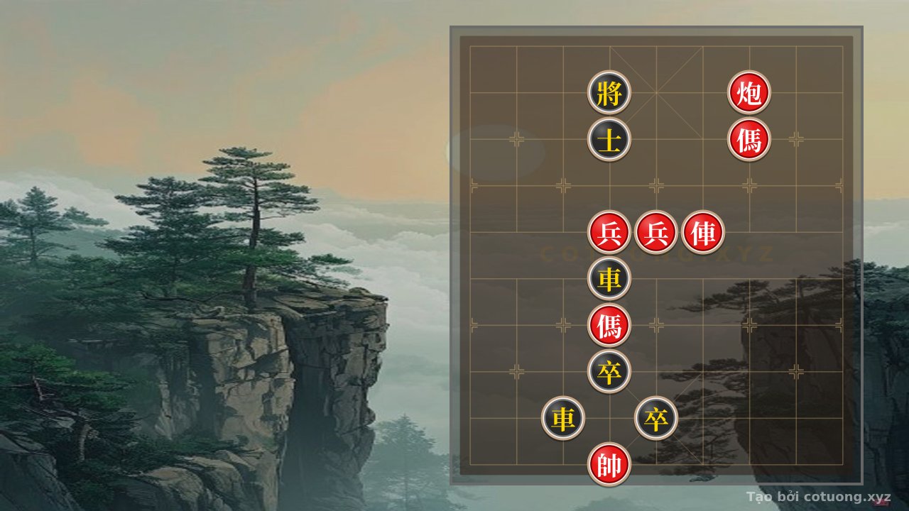 Thế cờ: Xiangqi: Winning with Double Horses - The Trick to Defeat the Black Chariot — Cờ Tướng Online