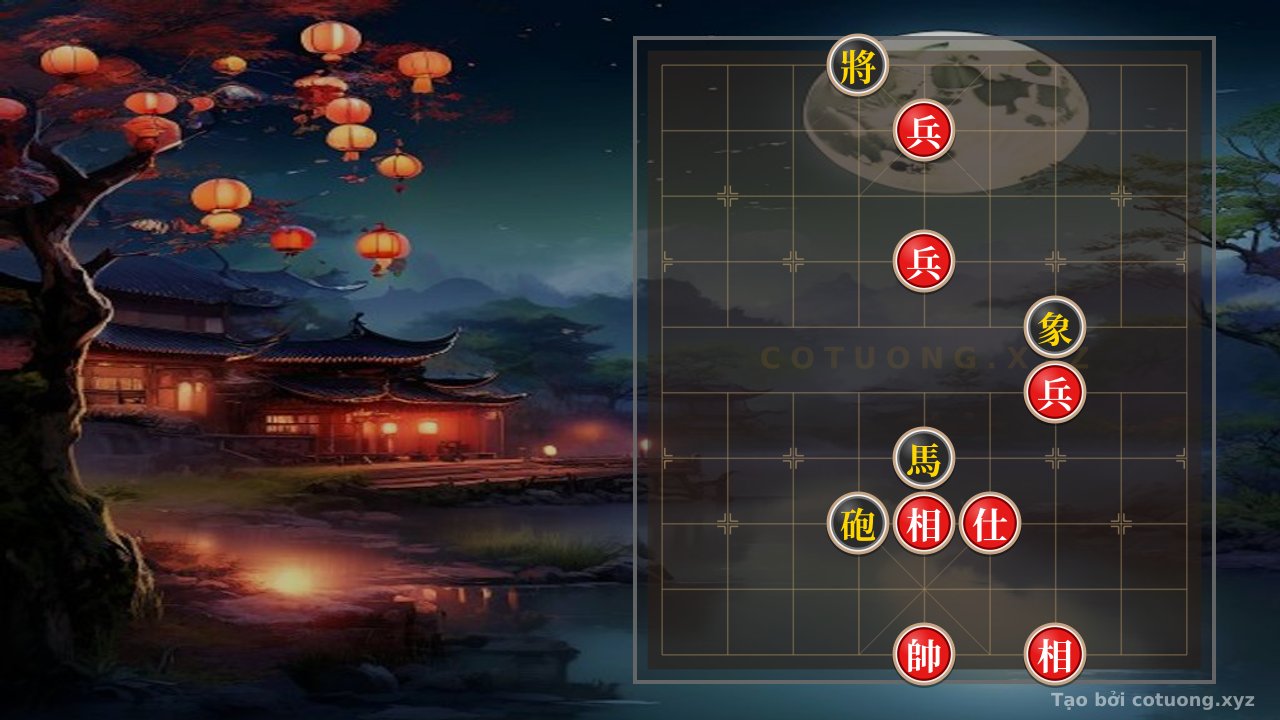Thế cờ: The Classic Trap: 3 Rooks - 2 Bishops vs. Cannon Horse Bishop — Cờ Tướng Online