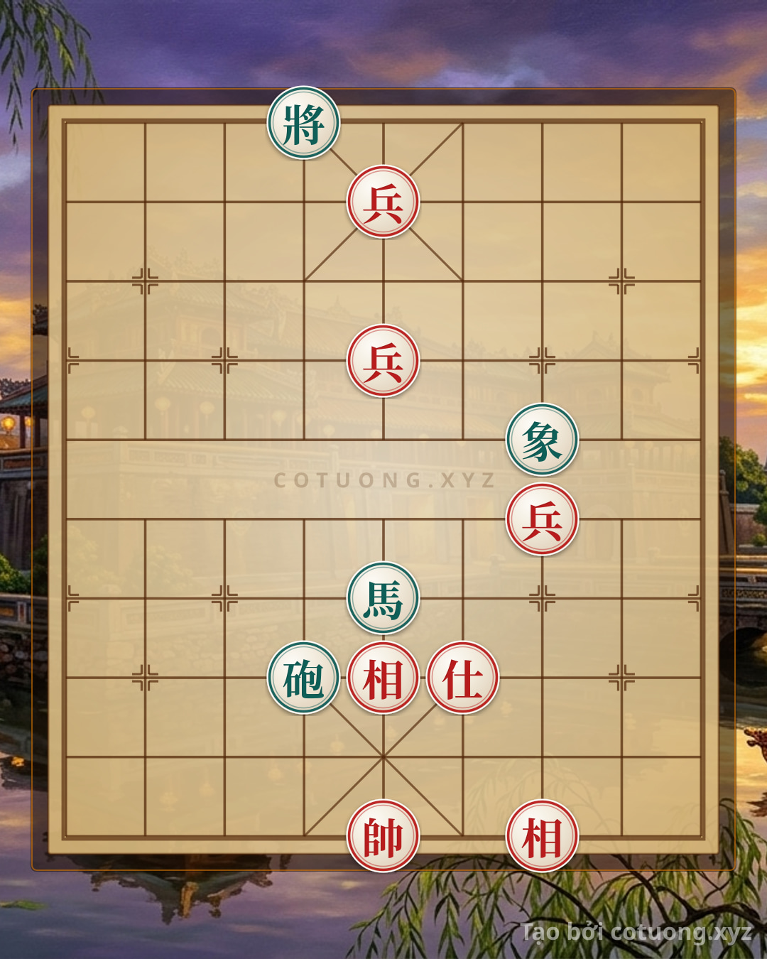 Challenge: The Classic Trap: 3 Rooks - 2 Bishops vs. Cannon Horse Bishop - Can you solve it?