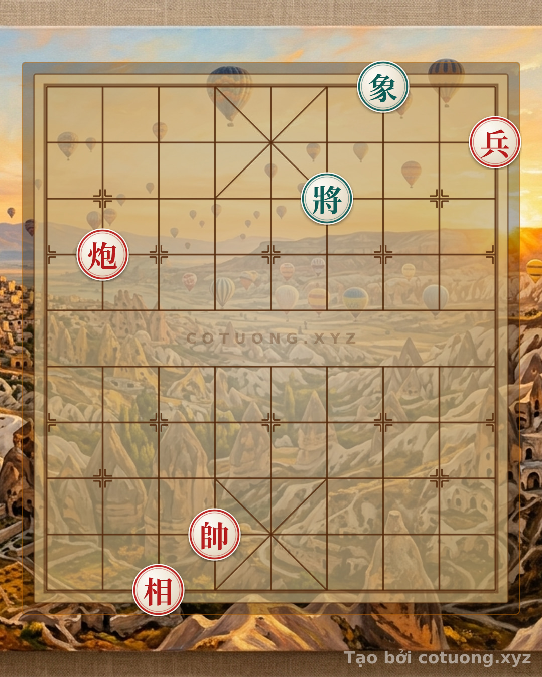 Challenge: Xiangqi Position: Red Cannon on 8th File, Black General Surrounded - Compelling Tactics - Can you solve it?