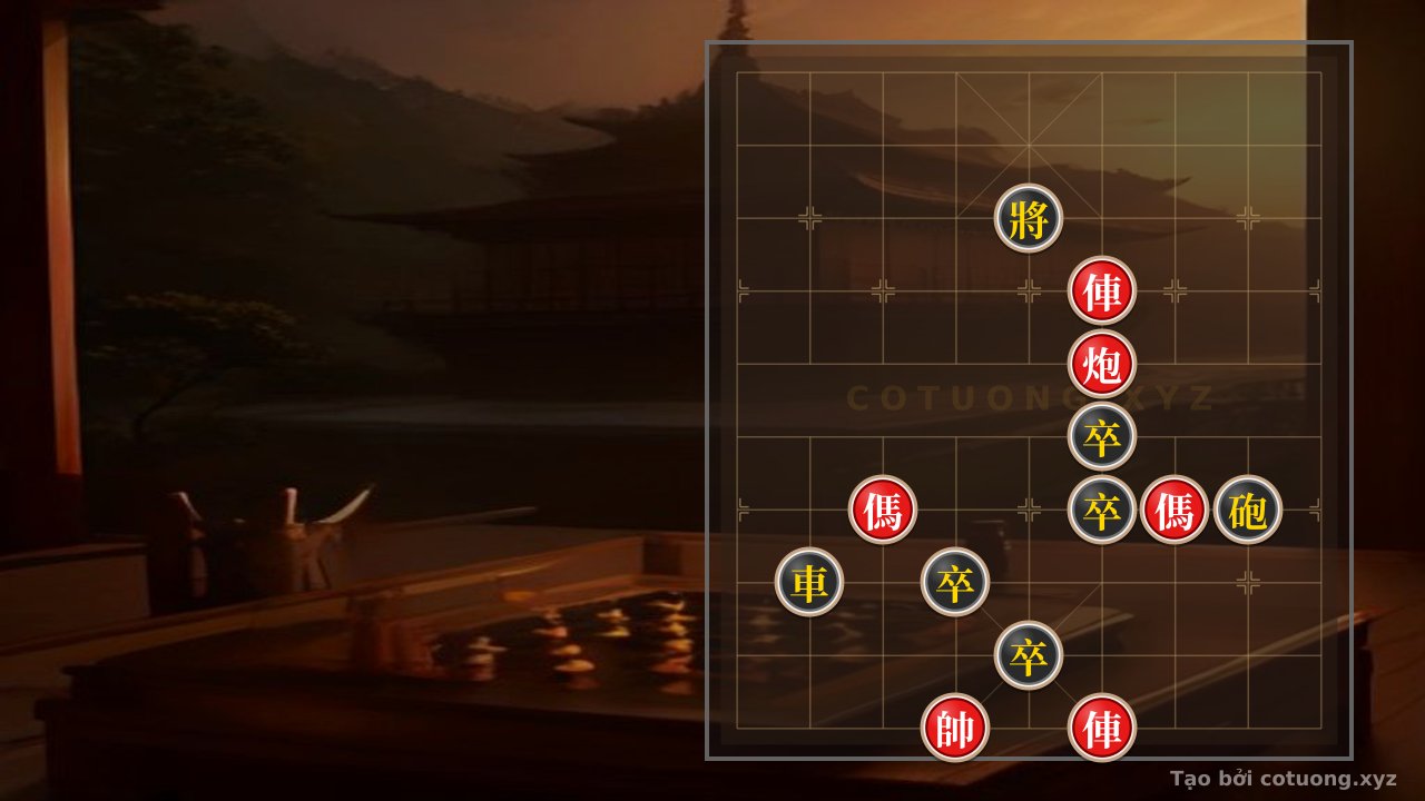 Thế cờ: Xiangqi (Chinese Chess) 8DC7: Tactics to Win from Double Horse Legs — Cờ Tướng Online