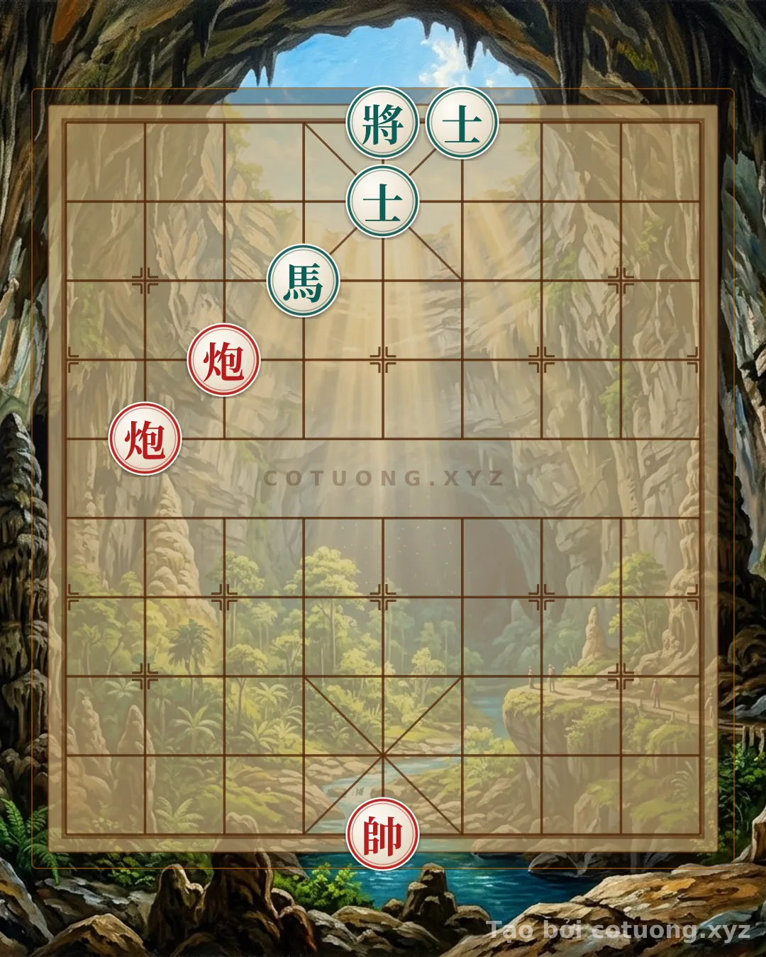 Challenge: 'Cannon Trap' - The Golden Strategy to Break the Black Elephant's Formation in 3 Moves (8/10 Difficulty) - Can you solve it?