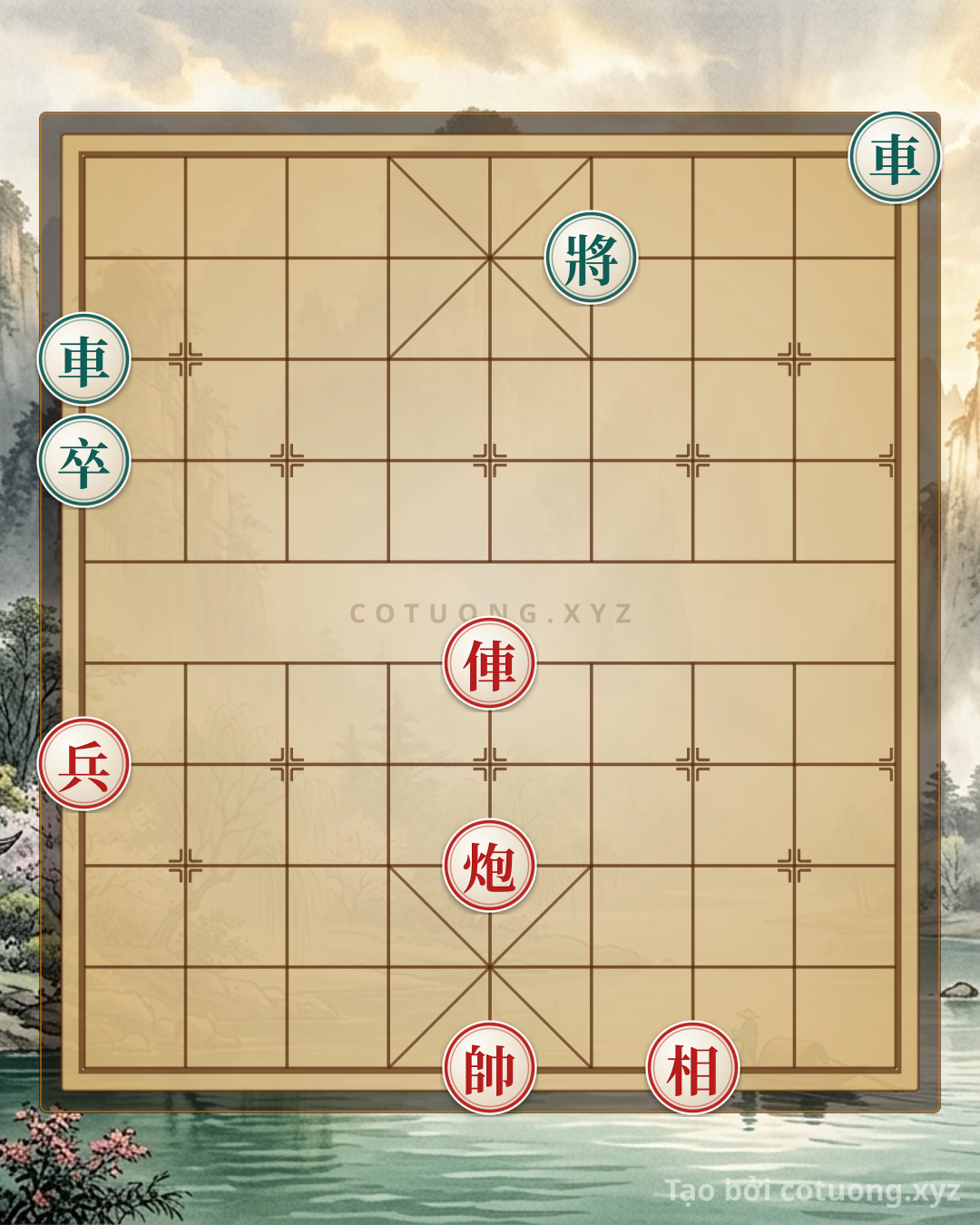Challenge: Defensive Tips When Facing a Red Chariot Threat: Xiangqi Endgame Tactics - Can you solve it?