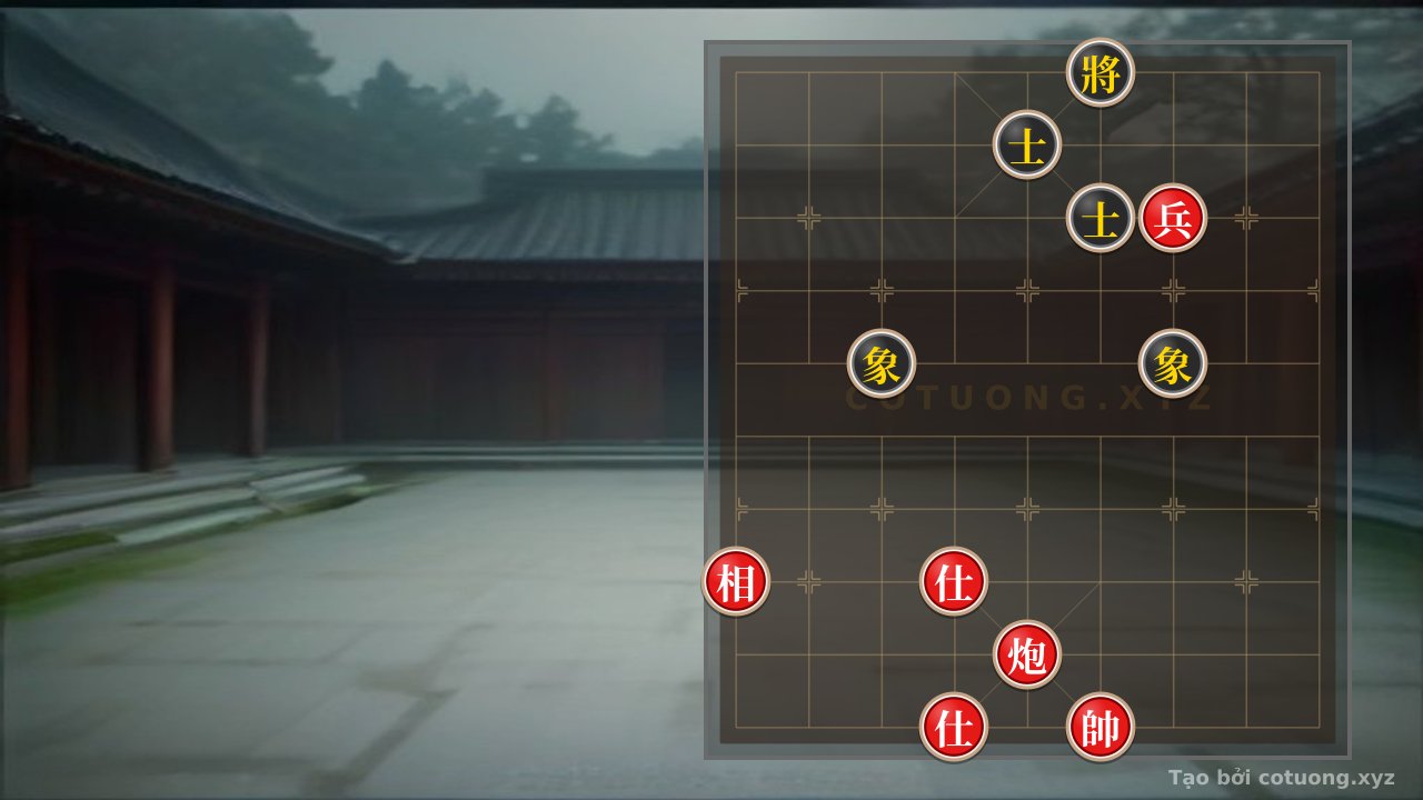 Thế cờ: Mastering Endgame Tactics: Cannon Pawn vs. 2 Advisors 2 Elephants - The Secret to Defeating Your Opponent! — Cờ Tướng Online