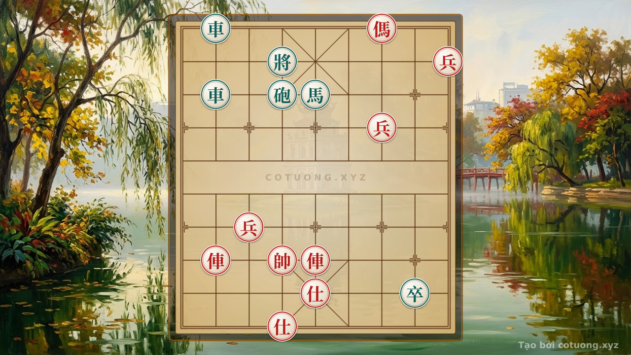 Thế cờ: Secret Tactics to Defeat Opponents with the 'Black Rook Exposed 2' Formation - Lightning Counterattack Strategy — Cờ Tướng Online