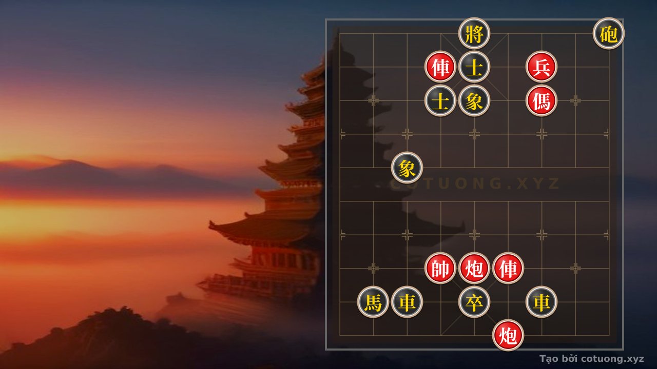 Thế cờ: Xiangqi Position: Red's Attack, Black's Counterattack - Tactical Masterpiece — Cờ Tướng Online