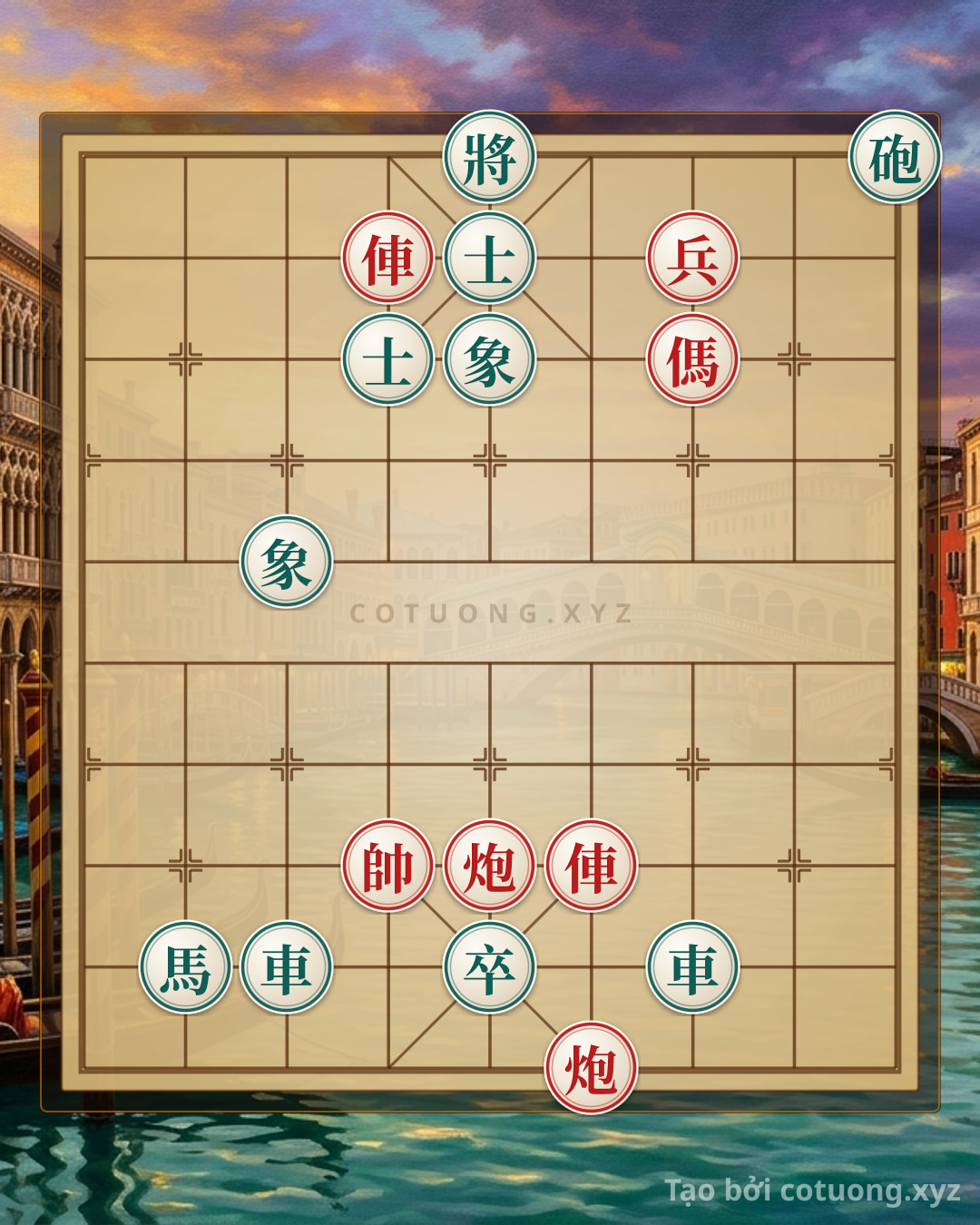 Challenge: Xiangqi Position: Red's Attack, Black's Counterattack - Tactical Masterpiece - Can you solve it?