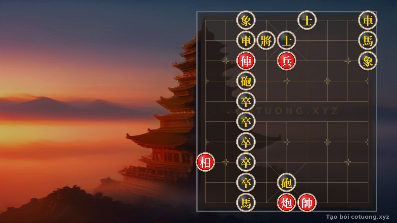 Thế cờ: Super Difficult Xiangqi: Red Chariot Wins in a Quick Checkmate — Cờ Tướng Online