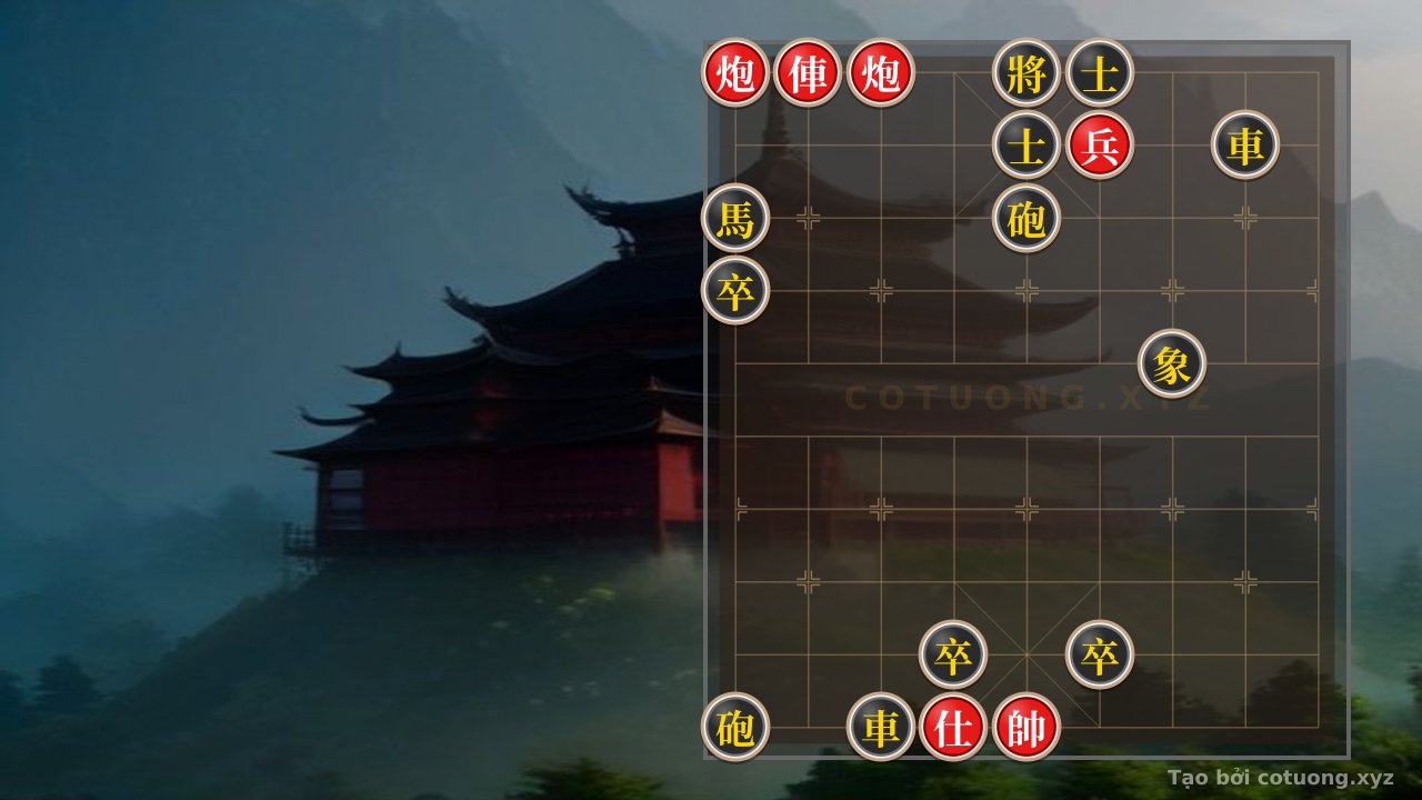 Thế cờ: Decoding Xiangqi: The Subtle Trap in the Red Cannon's Exposed 9th Rank — Cờ Tướng Online