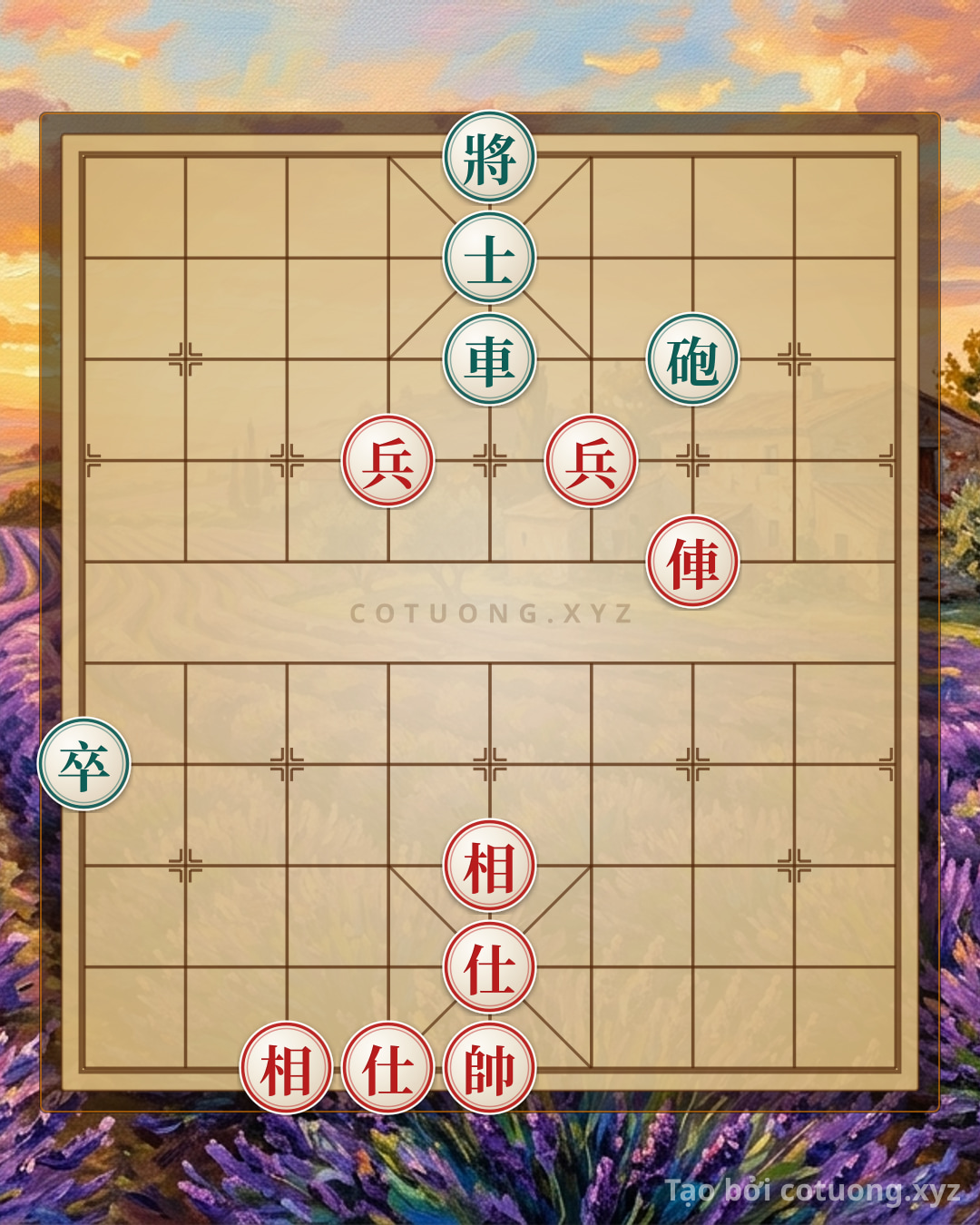 Challenge: Xiangqi Strategy: Red Chariot Attacks Black Cannon in the 'Double Horse Face-to-Face' Formation - Can you solve it?