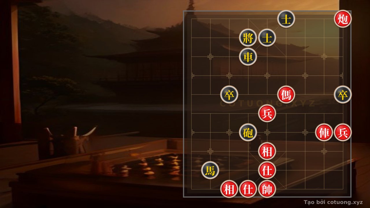 Thế cờ: Red General's Offensive: Strategy of Empty Cannon and Rook Thrust in the Opening — Cờ Tướng Online