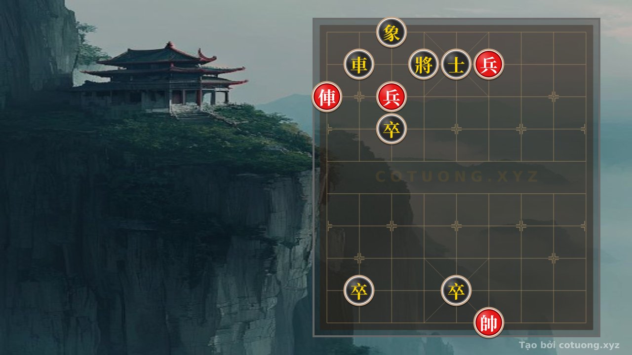 Thế cờ: Red General vs. Black Chariot: A Harmonious Chess Strategy — Cờ Tướng Online