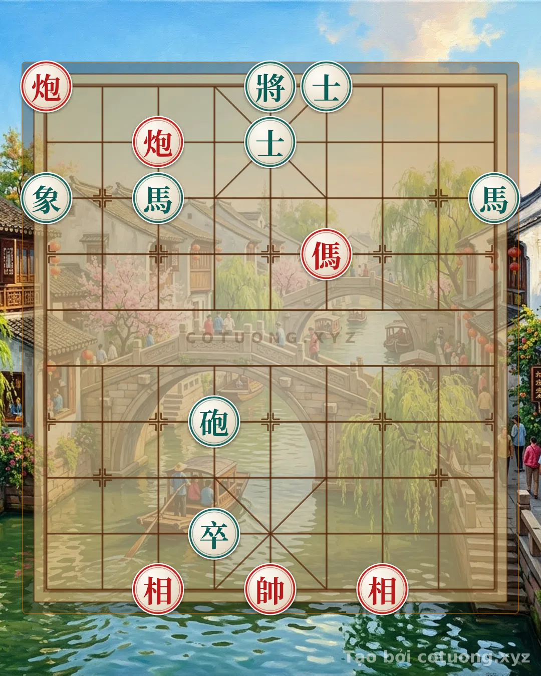 Thử Thách: Pháo Đỏ Lộ 9 Hàng 10: Bí Kíp Chống Phòng Ngự Tướng Đen Trong Thế Trận Cờ Tướng - Bạn có thể giải được?
