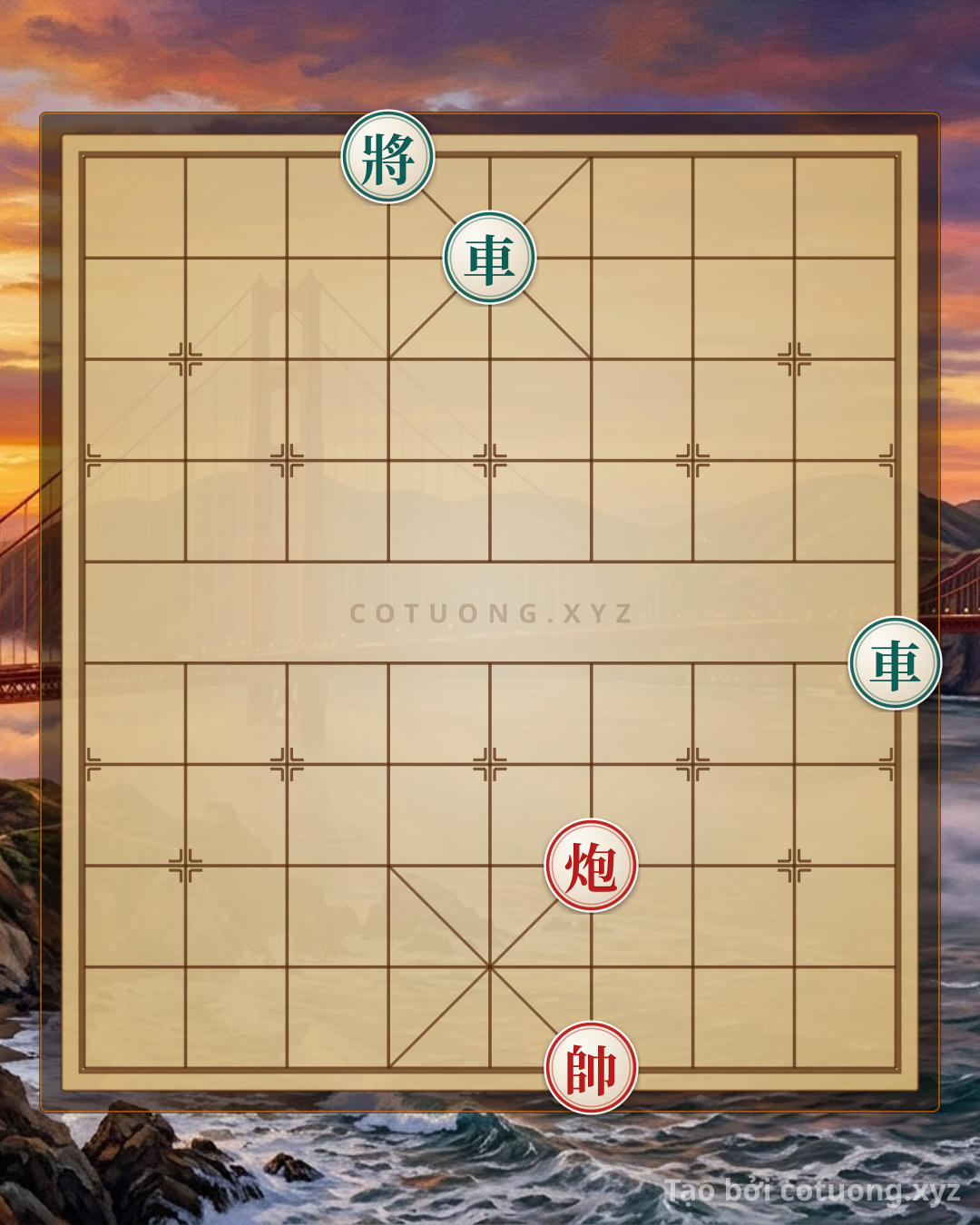 Challenge: Xiangqi (Chinese Chess): Defensive Tactics with 2 Rooks and 1 General - Can you solve it?