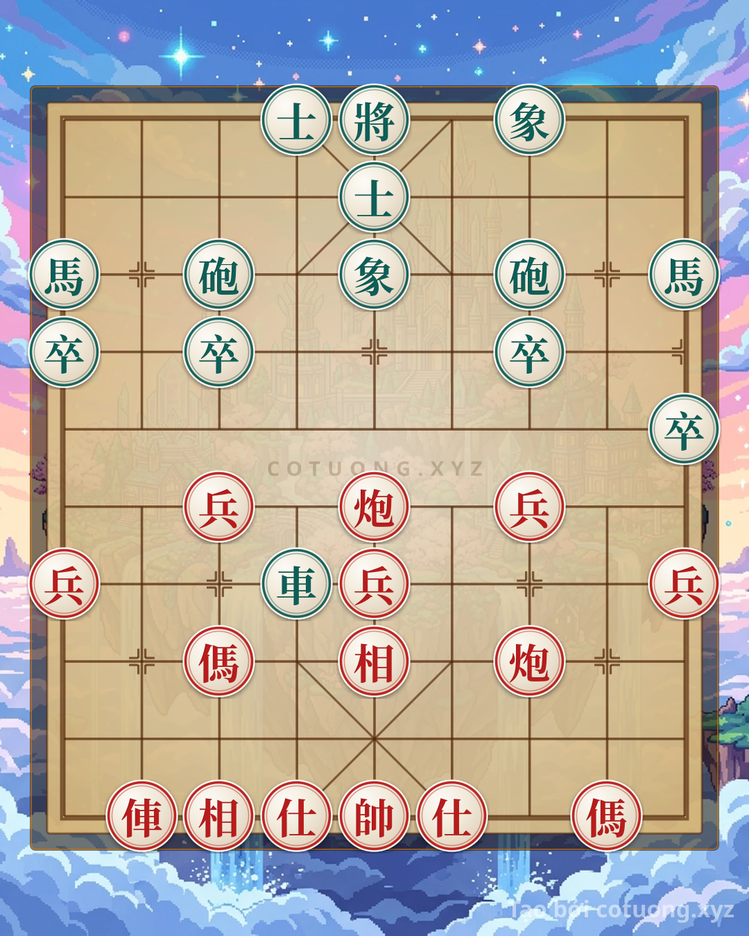 Challenge: Xiangqi: Red's Chariot Penetrates, Black Suffers 'Net Trap' in 5 Moves - Can you solve it?
