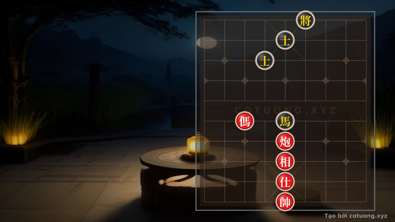 Thế cờ: Xiangqi Strategy: Red Forces Black to Relax - Basic Tactical Analysis — Cờ Tướng Online