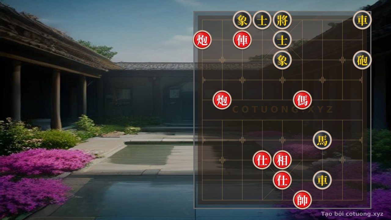 Thế cờ: The Cunning Trap: Red Cannon at 9/9 Threatens Black Chariot at 7/2 - Essential Tactical Moves for the Red Player — Cờ Tướng Online