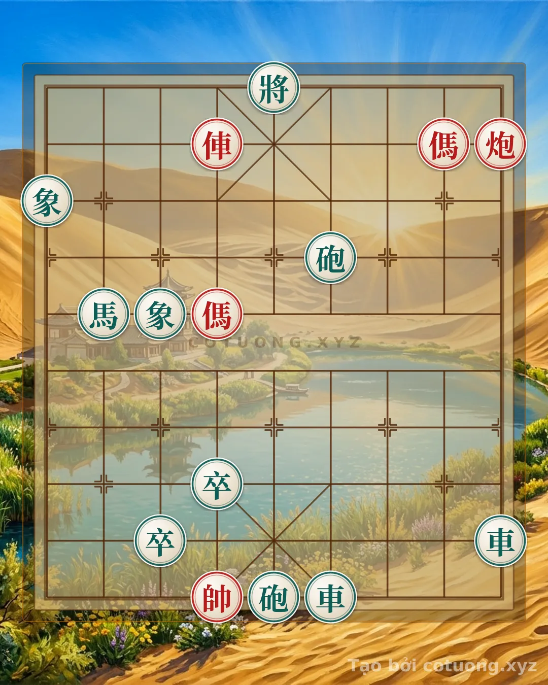 Challenge: Xiangqi: Counterattacking Defense with Red Chariot Exposed on 6th File, 9th Rank - Strategy for Beginners - Can you solve it?