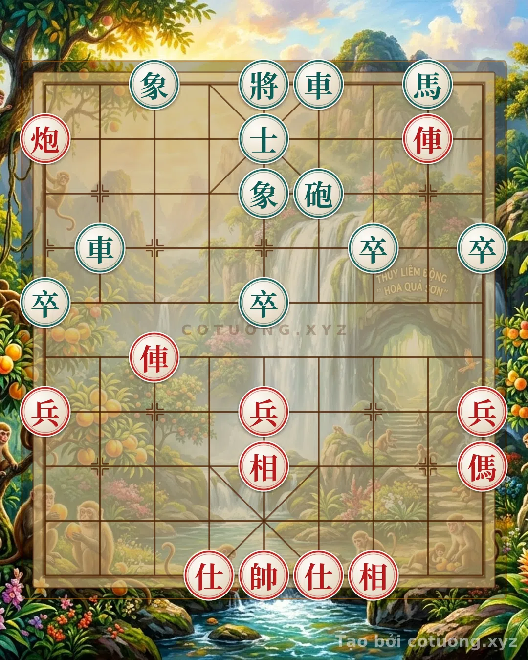Thế cờ: Xiangqi: The 'Trapped Red Cannon' Position - Defense Tips for the Red Side — Cờ Tướng Online
