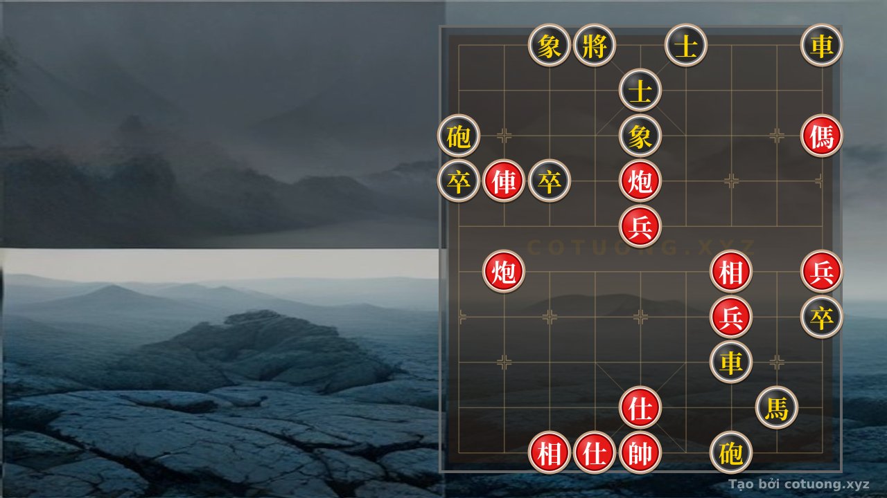 Thế cờ: The Secret of Xiangqi: When the Red Rook, Cannon, and Horse Dance Like a Surreal Performance — Cờ Tướng Online