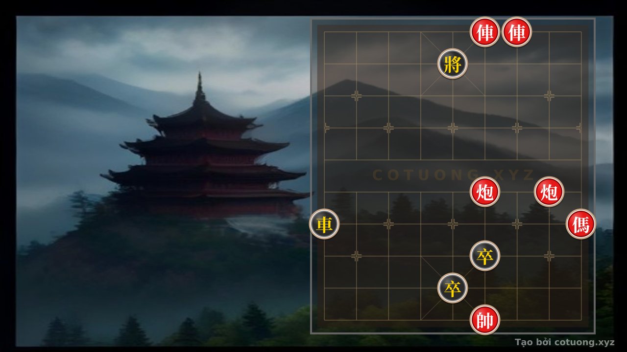Thế cờ: Red Chariot on File 4, Rank 10: The Red's Crushing Blow in the Brutal Endgame — Cờ Tướng Online