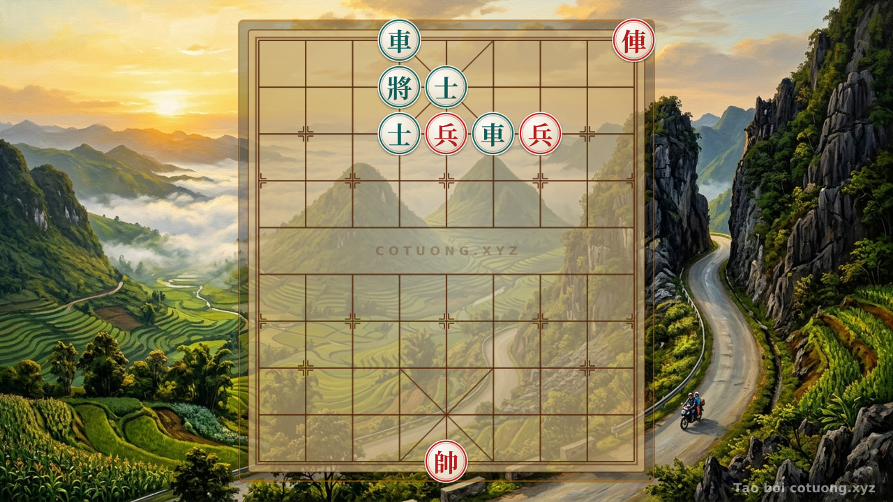 Thế cờ: The 'Chariot Thrust' Formation - The Art of Defensive Counterattack in Xiangqi — Cờ Tướng Online