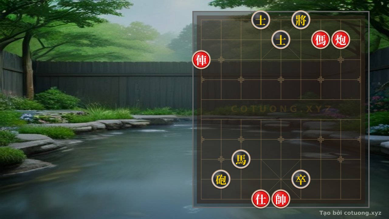 Thế cờ: Legendary Counterattack Tips: Chariot Cannon Horse Crushes Cannon Horse with Two Advisors - Turn the Game in a Twist of a Finger — Cờ Tướng Online