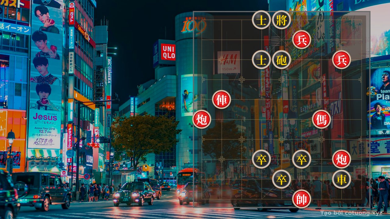 Thế cờ: Mysterious Chess Game: Red Flashes, Black Stalls - The Mysterious 'Double Horse Interlocking' Formation — Cờ Tướng Online