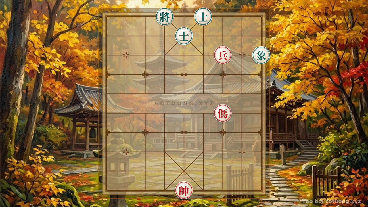 Thế cờ: The Mystical Chess Strategy: 'The Unrivaled Horse's Charge' - When a Red Horse Decides the Fate of the Blood-Red Battle on the Board — Cờ Tướng Online