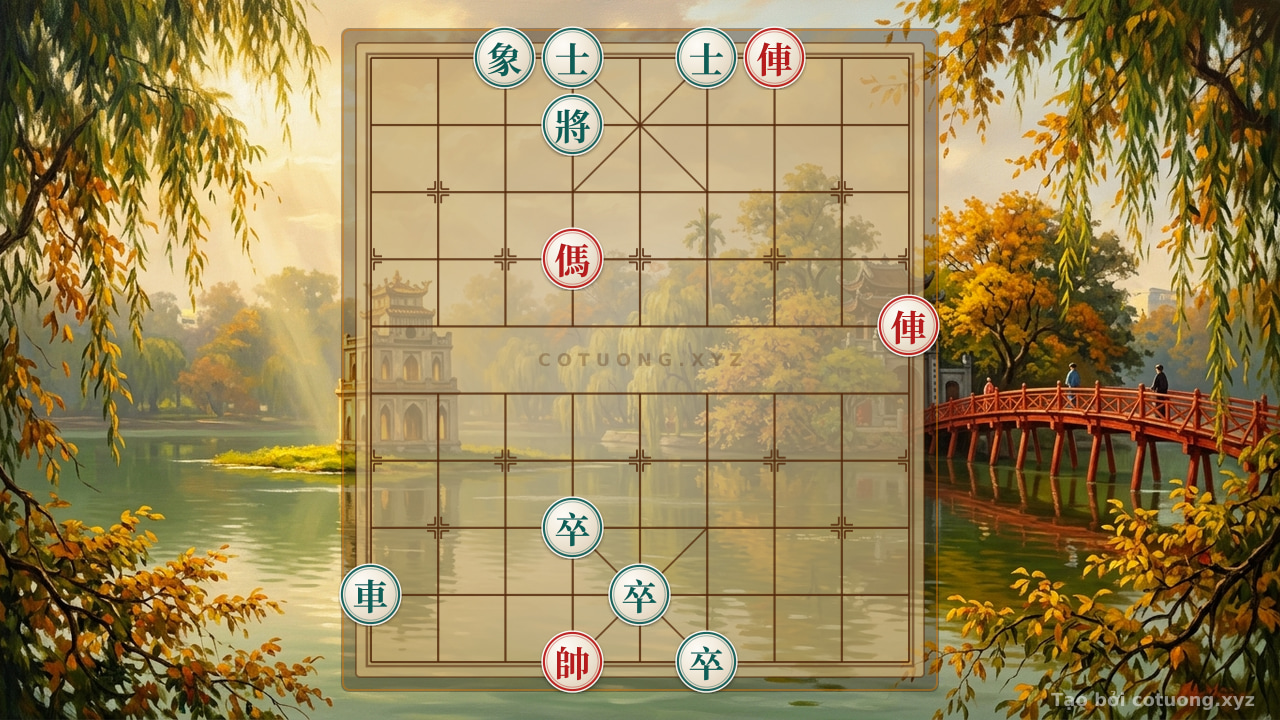 Thế cờ: Board Analysis: Subtle Traps in the Xiangqi Road 4-Palace 9 Formation — Cờ Tướng Online